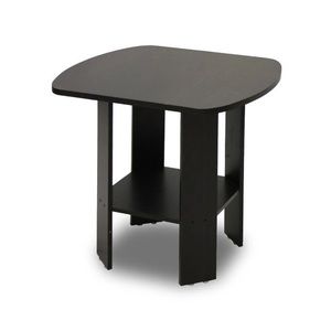 Furinno Simple Design End/Side Table, Brown, Espresso